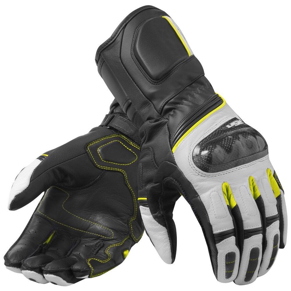 Motorcycle Racing RSR 3 Black Moto Motorbike Motorcycle Touring Leather Gloves | All Sizes