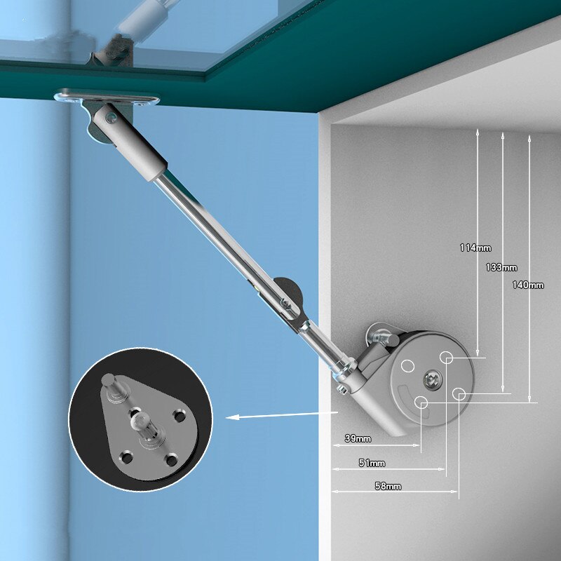 Gas Lift Support Furniture Gas Spring for Tatami Shoe Cabinet Kitchen Cupboard Hinge Hardware Accessories