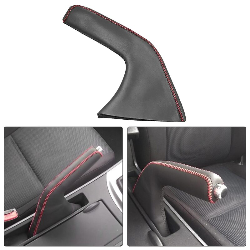 Auto Handrem Covers Case Voor Mazda 3 Auto Lederen Handrem Grips Cover