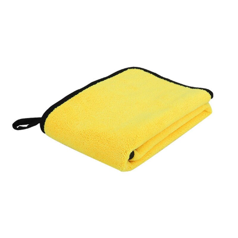 4 størrelse stor størrelse bil super absorberende vask mikrofiber håndklæde rengøring tørre klud super blød fløjl håndklæde aftørring klud bilpleje: 30 x 40cm