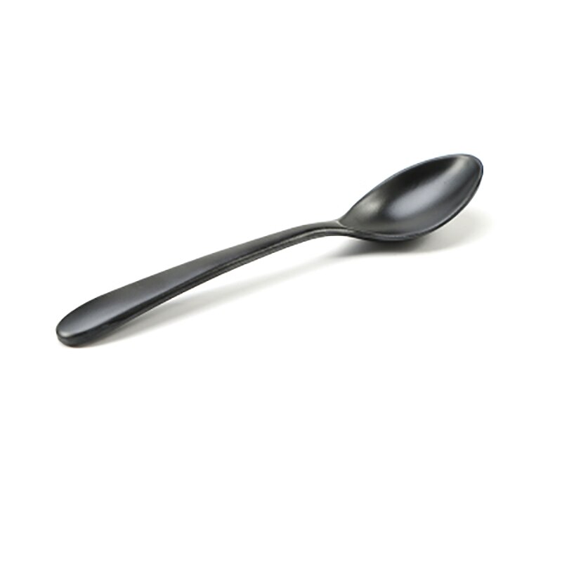 1Stck Schwarz matt Weihnachten Löffel Kunststoff Mischen Löffel Kaffee Teelöffel Weihnachten Nachtisch Snacks Tee löffel Geschirr