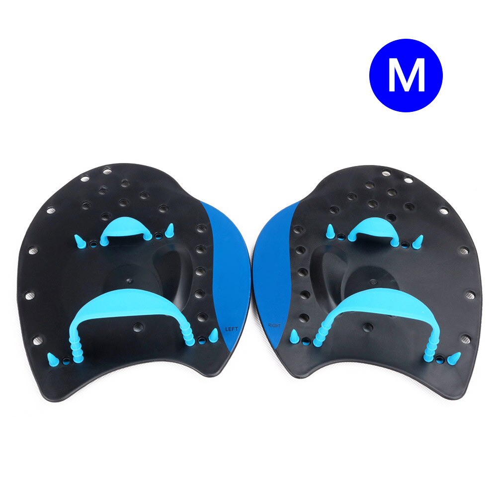 1 Pair Swimming Paddles Swimming Strokes Correction Tools Adjustable Hand Webbed Gloves for Adult Children
