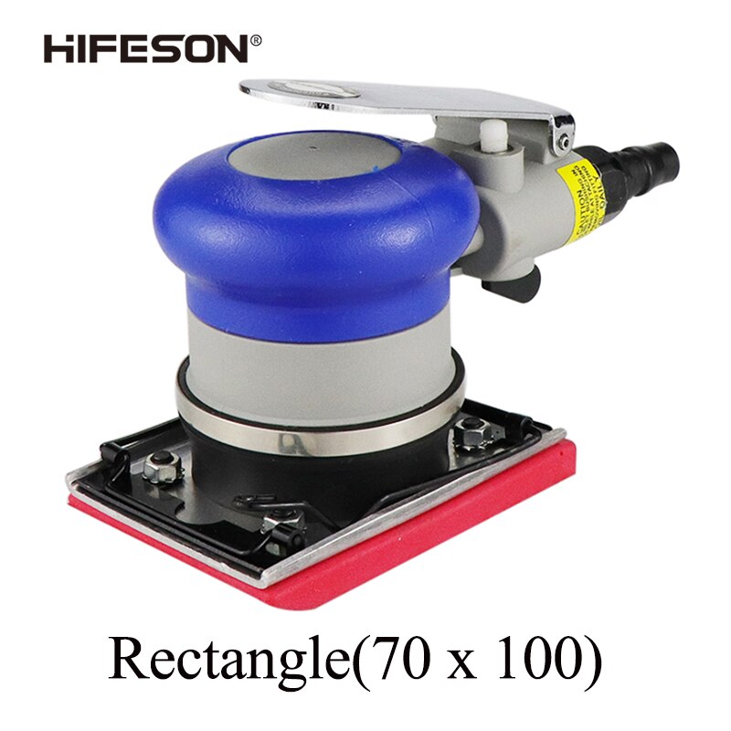 Hifeson Pneumatische Schleifer Dreieckige Rechteckigen Platz Schleifer Kitt Schleifpapier Maschine Polieren Luft Mühle: 812B  70X100mm