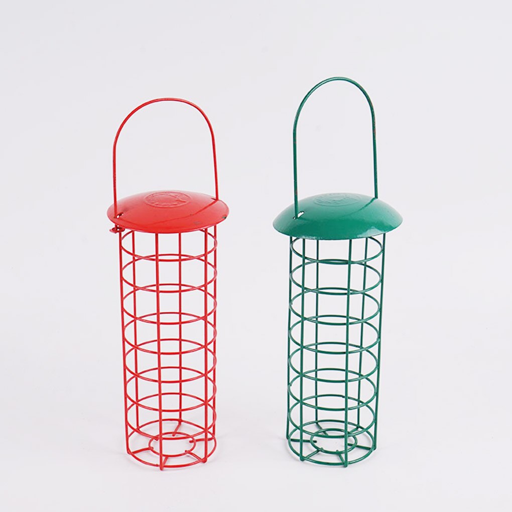 Mangeoire en métal pour oiseaux balcon extérieur Patio cour Cage creuse mangeoire pour oiseaux suspendue