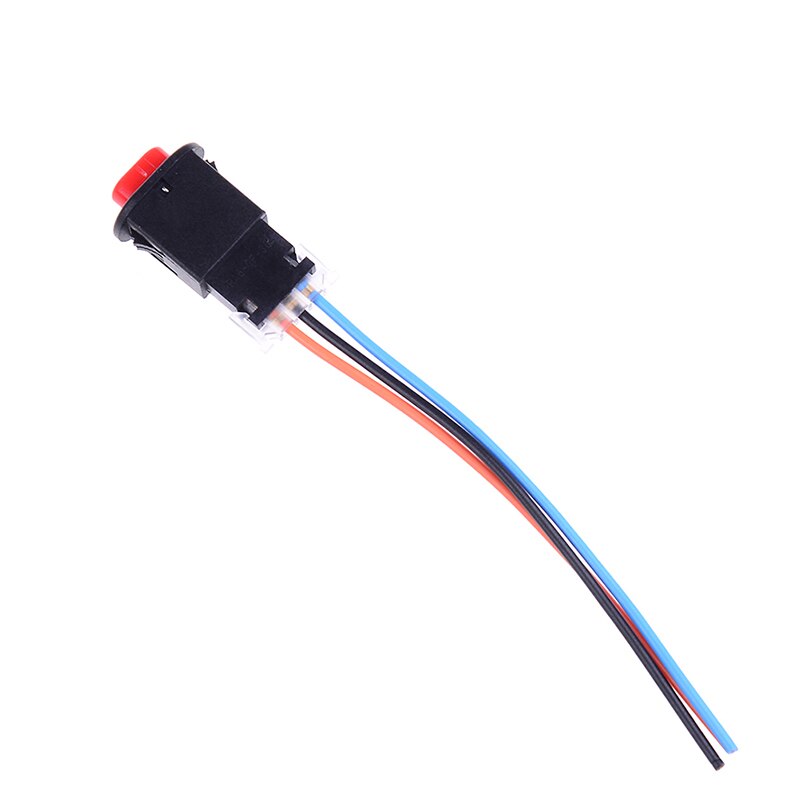 Interruptor de luz de peligro para motocicleta, intermitente de advertencia doble, señal de emergencia con bloqueo de 3 cables, 2 uds.