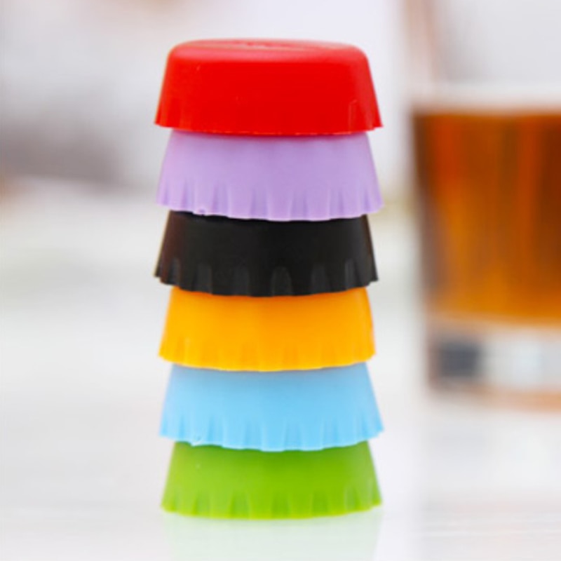 Tapas De Silicona Para Latas De Bebida - Pack De 6 Unidades Reutilizables, Cierre Hermético Antiderrame, Aptas Para Lavavajillas