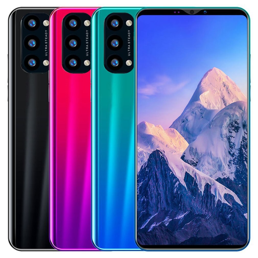 Reno 4 pro smartphone 5.8 inch smartphone 512m+4g 3d glazen achterkant high-definition camera aan de achterkant
