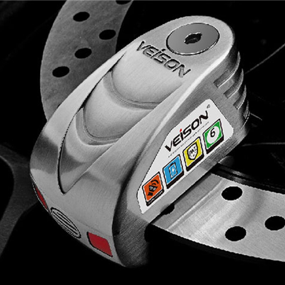 VEISON – alarme pour moto, cadenas étanche, pour Scooter, disque, antivol, accessoires