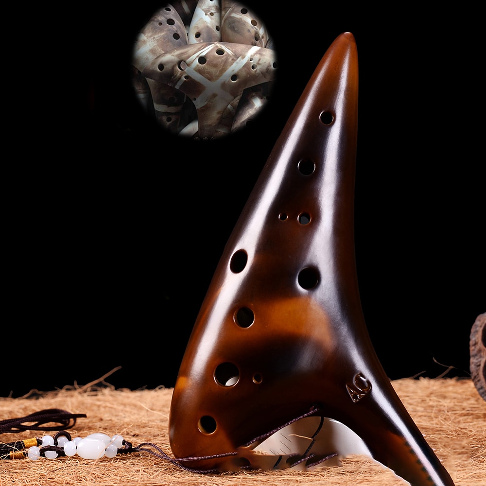 Ocarina Classical Blue 12 Holes Ocarina Alto C Mus... – Vicedeal