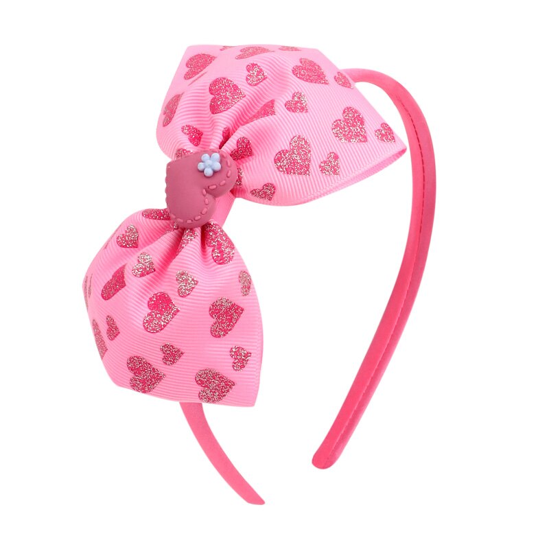 Kids Red Heart Print Hairband Children Party Hair Bands Girls Headband Decorations Ties for Valentines Day Hair Accessories: 8