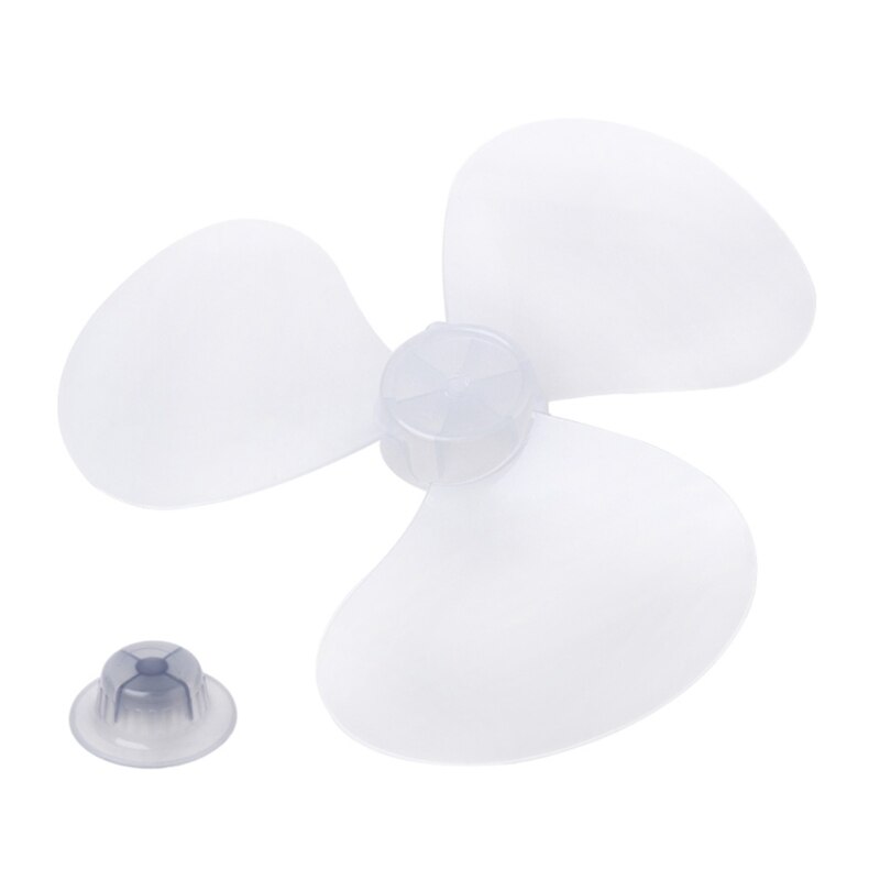 3 Leaves Clear Plastic Fan Blade Replacement for 12 Inch Pedestal Fan Stand Fan Table Fan Accessories