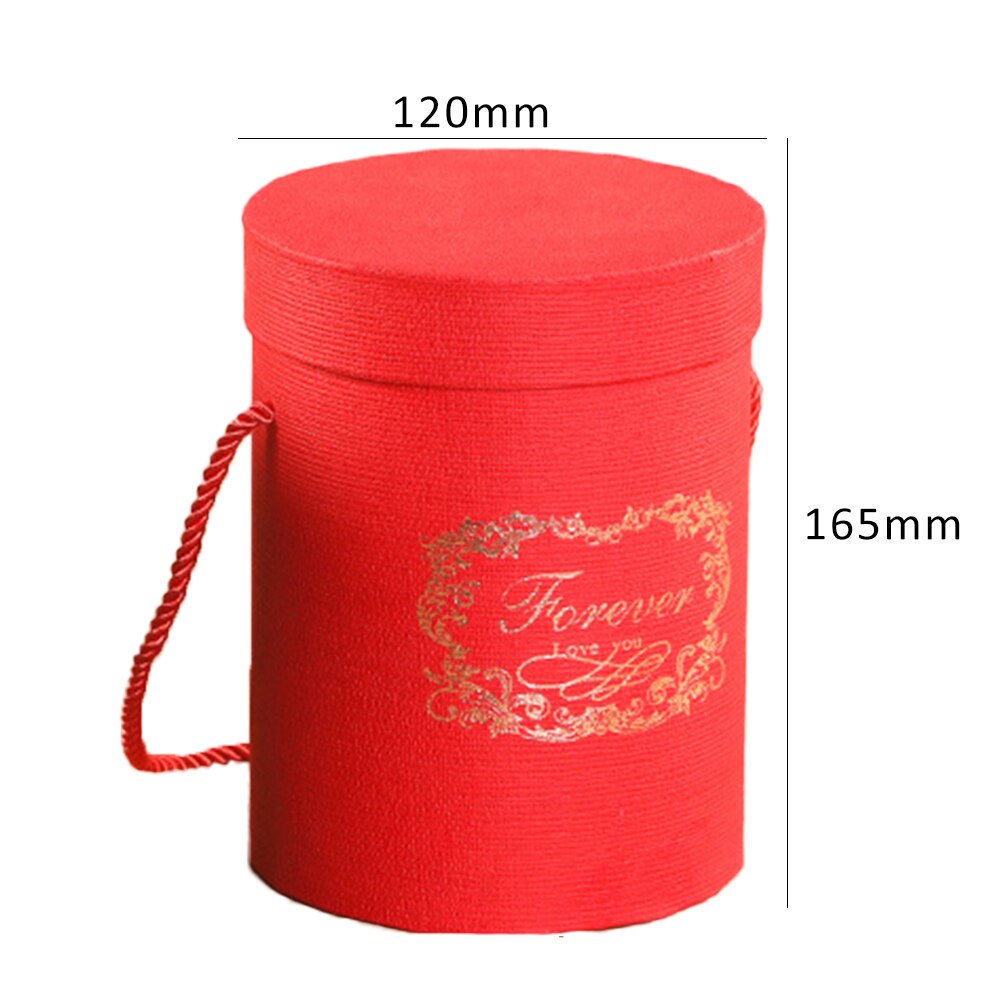 Runde Blume Papier Boxen 165*120mm Deckel Umarmung Eimer Floristen Verpackung Kasten Süssigkeit Bar Lagerung Werkzeuge Party Hochzeit Versorgung