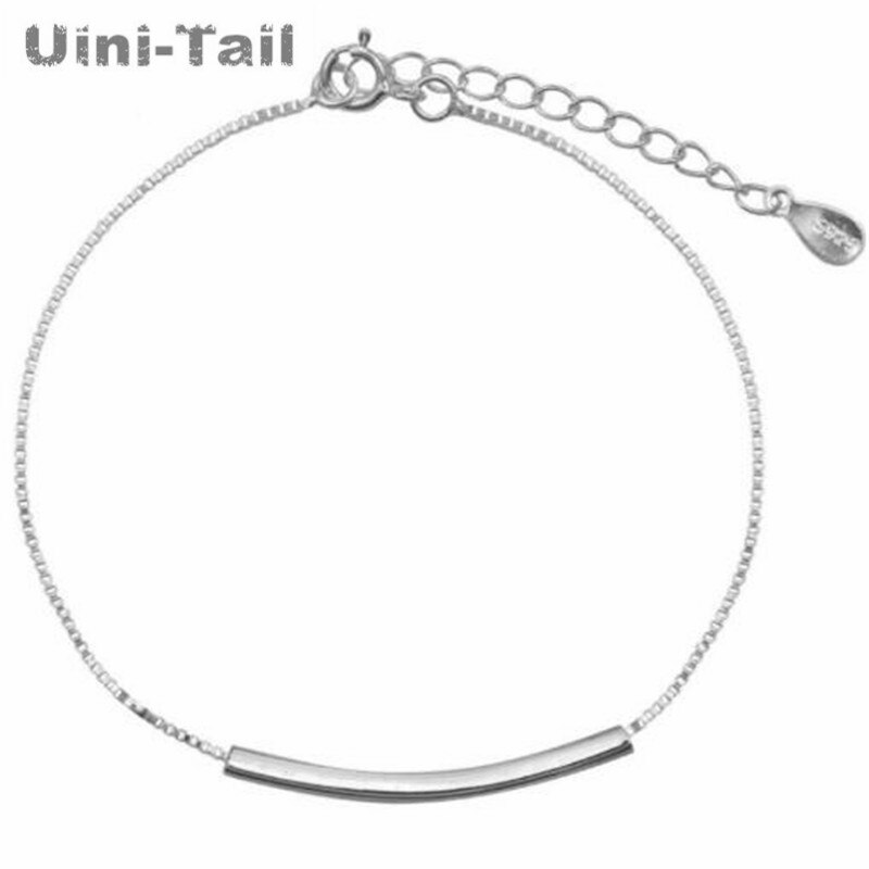 Uini-Tail style simple and simple cross pattern female 925 sterling silver jewelry wild jewelry bracelet GN422