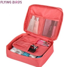 FLYING BIRDS Cosmetic case Makeup bag wash bag Women portable Bag toiletry Storage waterproof Travel Bags LS8973 LM4092fb