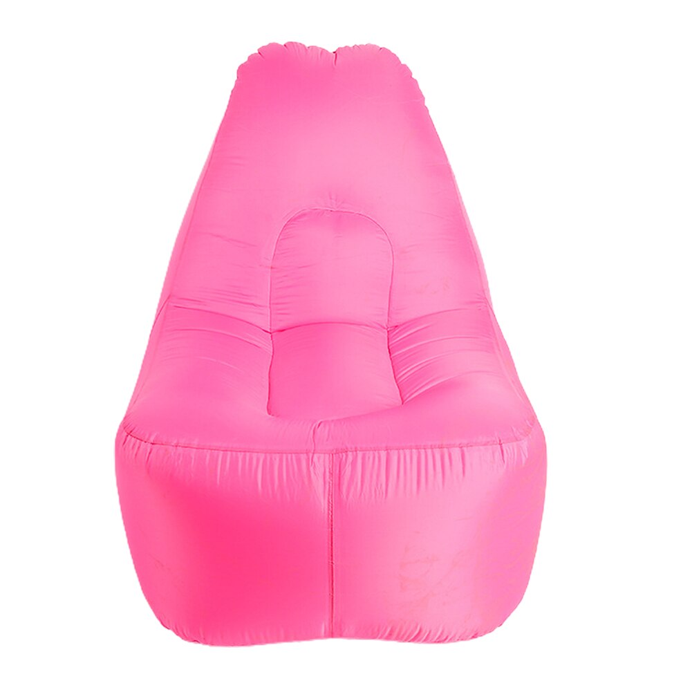 Ultraleicht Entspannende Garten Schlafen Faltbare Tragbare Aufblasbare Strand Sofa Hof Schwimmen Park Liege Faul draussen Möbel: Rosa