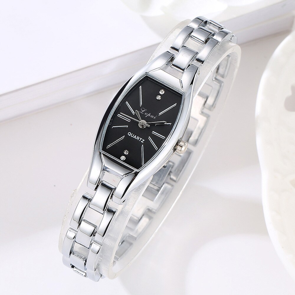 Lvpai Persoonlijkheid Horloge Hoofd Quartz Horloge, Elegante En Beknopte Horloge Met Diamant