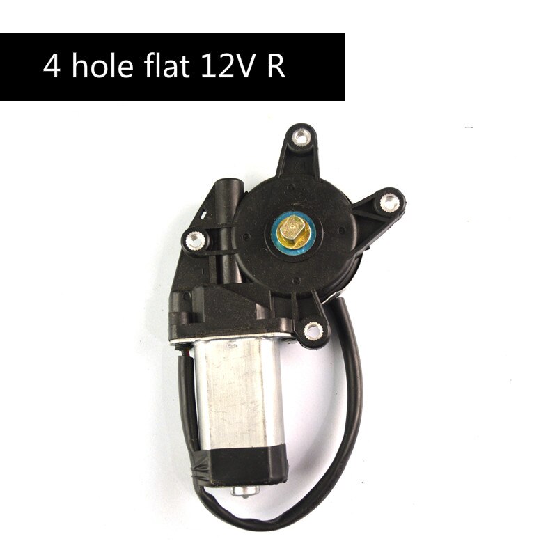 Auto Universal Car Window Motor Glazen Lift Motor 12 V/24 V Elektrische Raam Motor Accessoires Venster Lifter Met gear: 4 hole flat 12V R