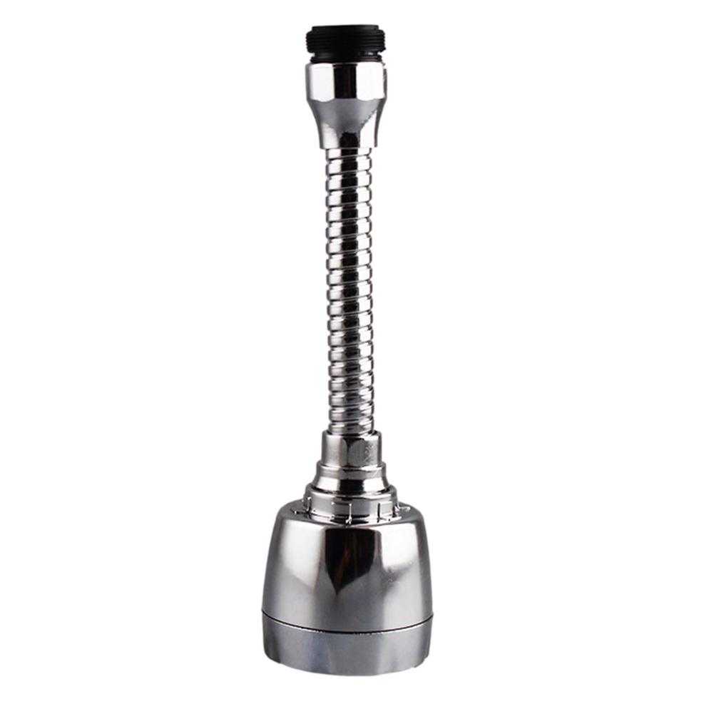 Aérateur De Robinet Pivotant 360° – économie D'eau, ABS, Argent, Universel Pour Cuisine Et Salle De Bain