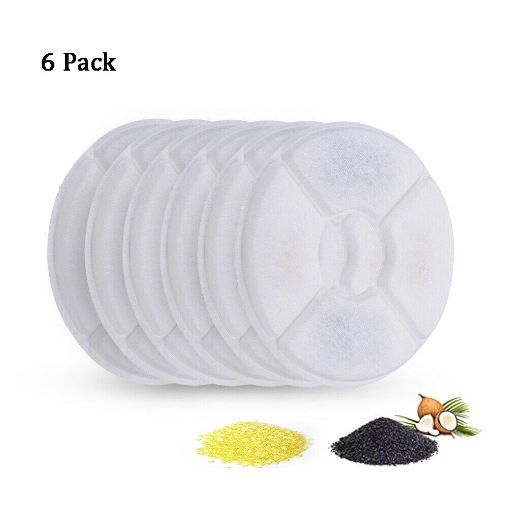 Filtre À Charbon actif Pour Automatique Chat Fontaine Distributeur D'eau Remplacement Filtre À Boire Accessoires De Base: Default Title