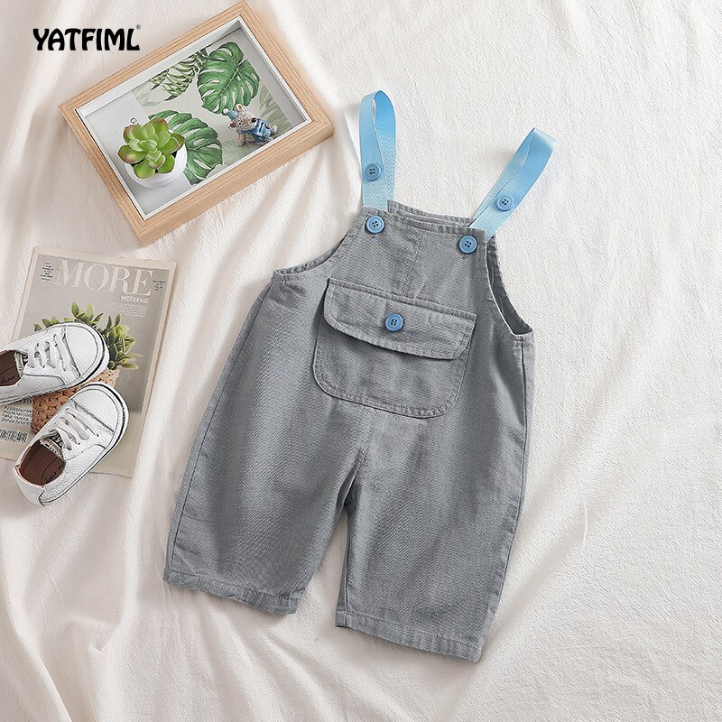 Yatfiml Kinderen Plaid Overalls Broek Voor Jongens Meisjes Baby Meisje Jongen Grote Pp Broek Lente Peuter Jumpsuit Leuke Broek voor Kids