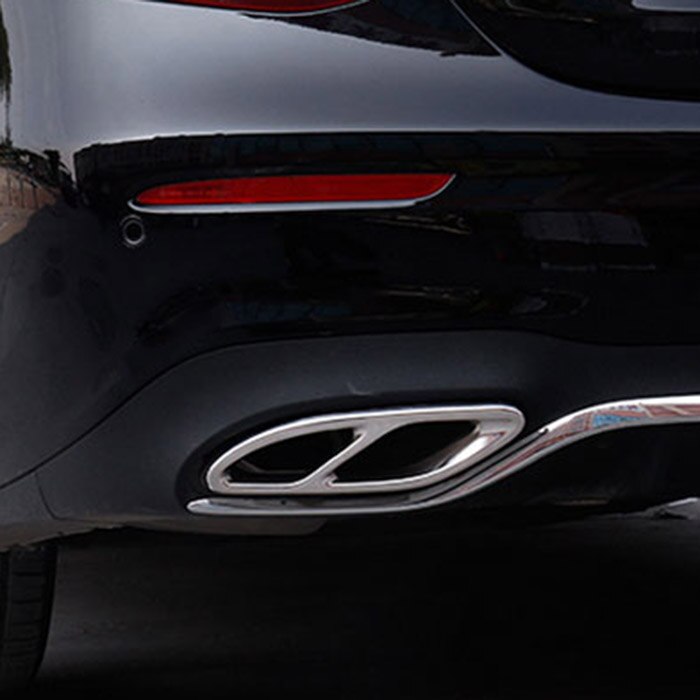De superior para Mercedes Benz GLC A B C EClass W205 Coupe W213 W176 W246 -17 accesorio del coche AMG de recorte cubierta de acero 304