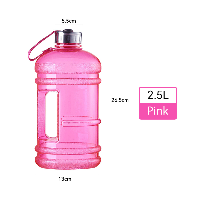 3700ml store vannflaske shaker flaske med håndtak utendørs fitness løpe gym trening plast sports vannflasker