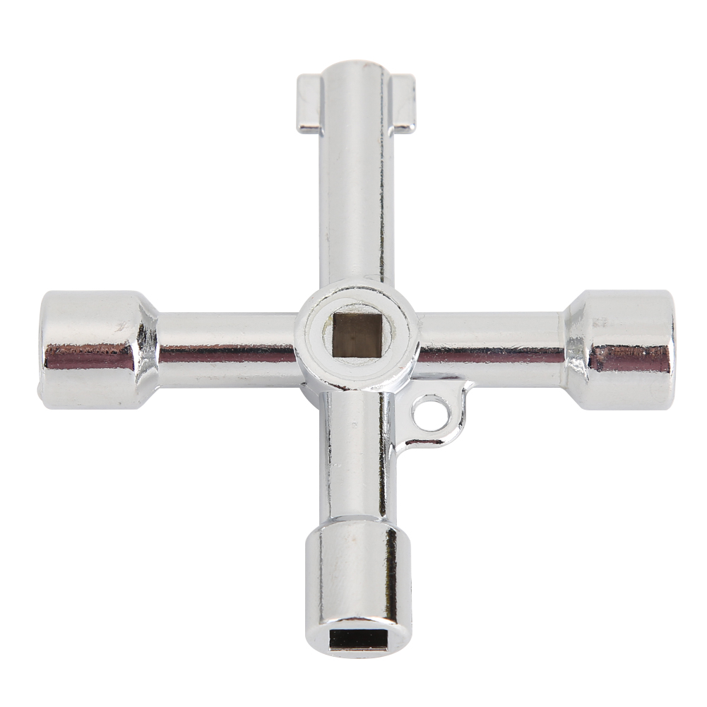 Universal Panel Key Lock Wrench Plumber Keys Cross Triangle Square Elevator Cabinet Switch Spanner Cabinet Valve Wrench