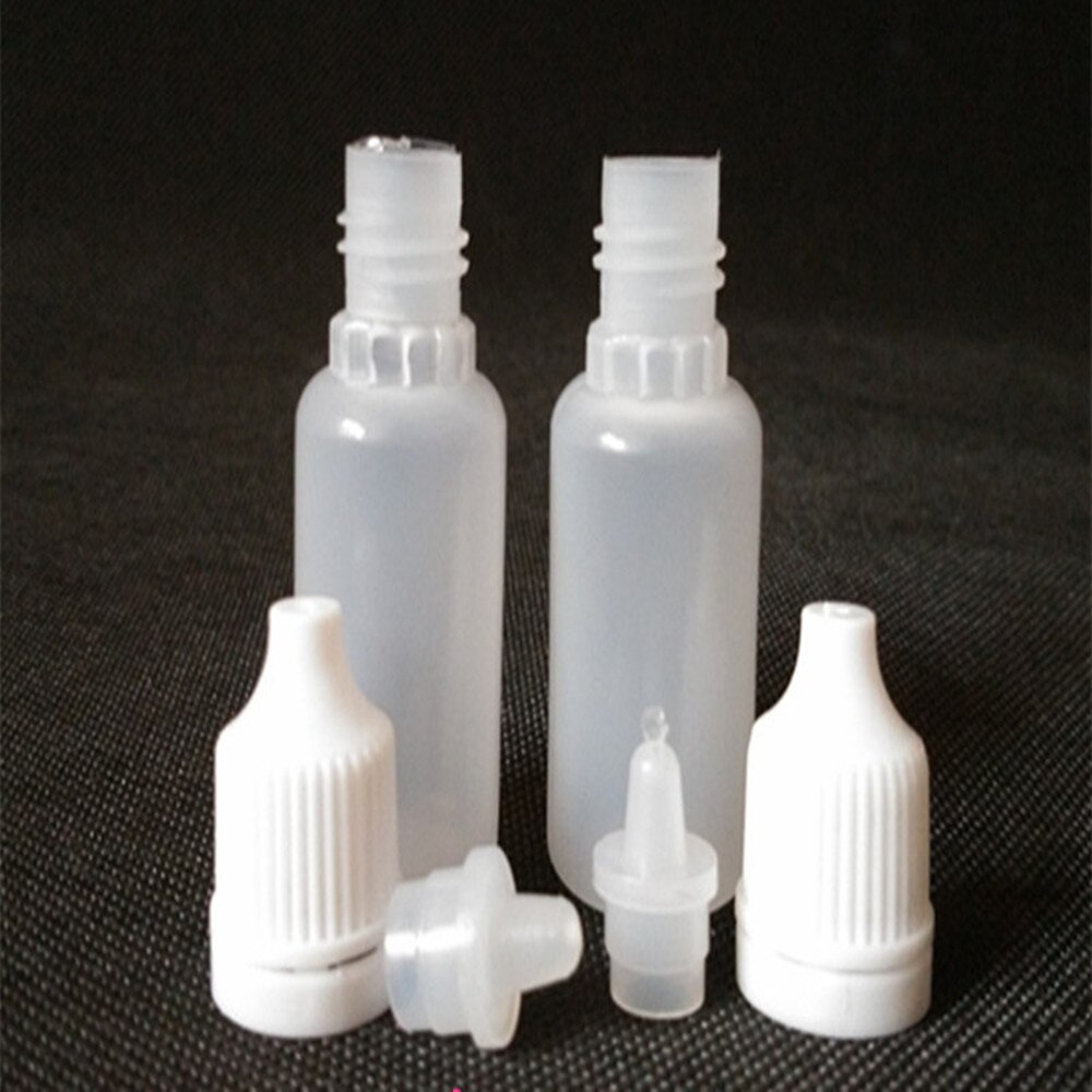 Gotero compresible de plástico vacío de 10ml, frasco para almacenamiento de muestras de líquido de ojos, frasco para gotas de ojos
