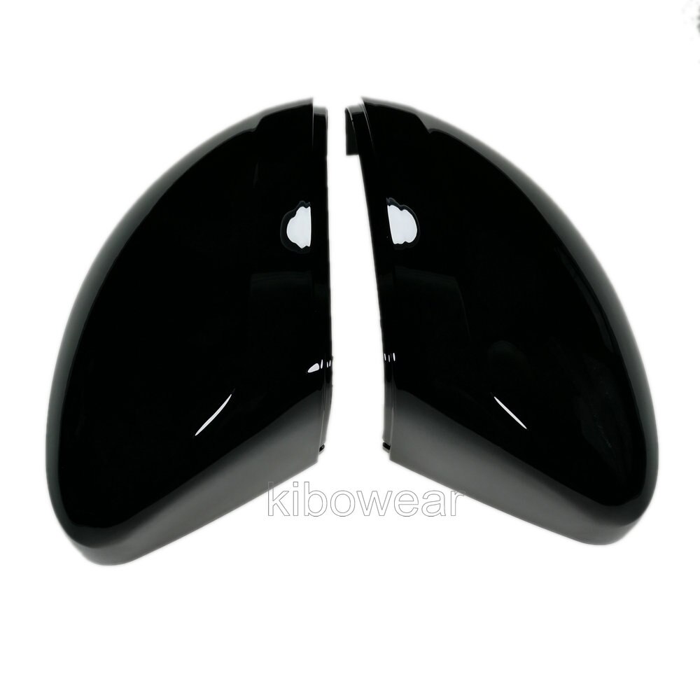 Svart sidespeildeksel for vw tiguan allspace l  mk2 erstatning (blank perle svart)
