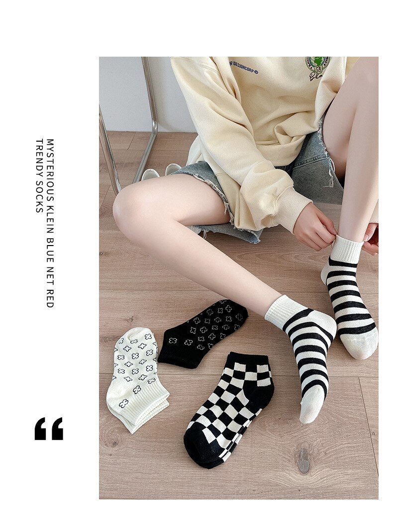 Calcetines de algodón para mujer, medias invisibles, modelos rojos, primavera y verano