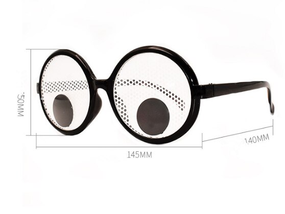 Nowa impreza przebranie na karnawał śmieszne oczy robić maskotek gogle potrząsające oczami okulary na imprezę i zabawki na dekoracja na imprezę halloweenową: Default Title