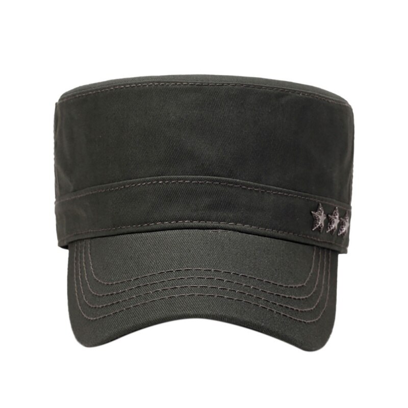 Klassisk vintage flad top herre kasketter sommer hat justerbar monteret udendørs kasket mænd sommer sport løbe cykelhatte