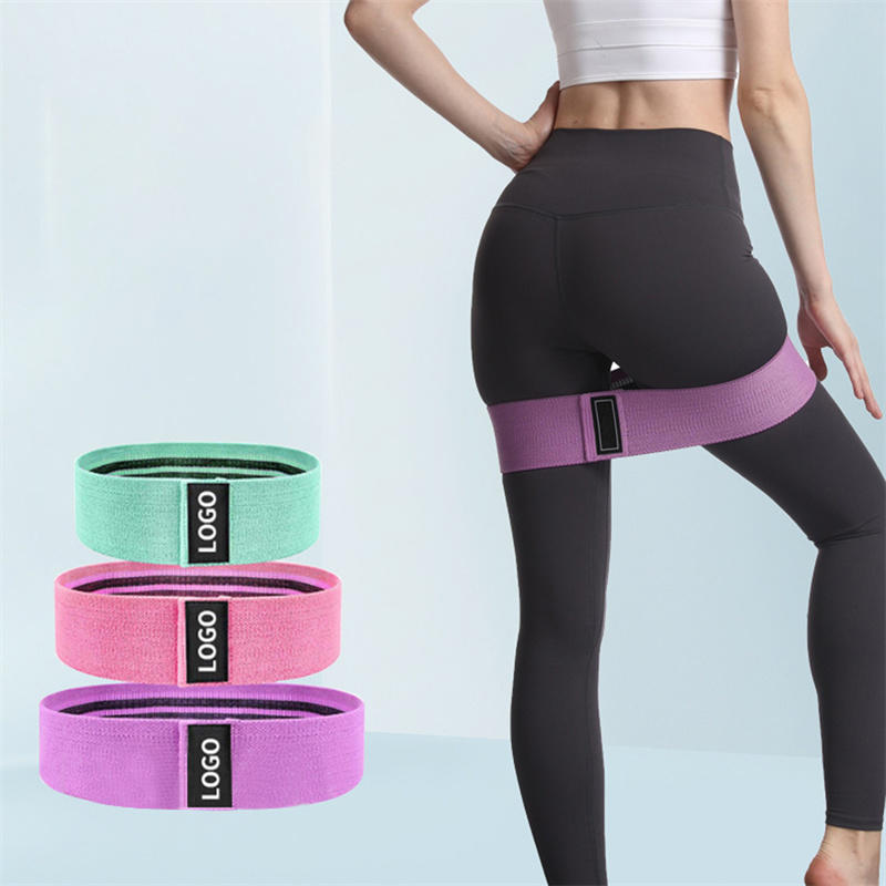 Elastiska band fitnessmotståndsband yoga pilates höftcirkel expanderband gymträning hemmaträningsutrustning