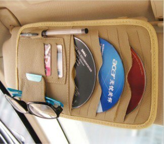 8 stuks schijven auto cd-houder auto zonneklep dvd-schijf kaarthouder clipper tas auto cd-tassen koffers