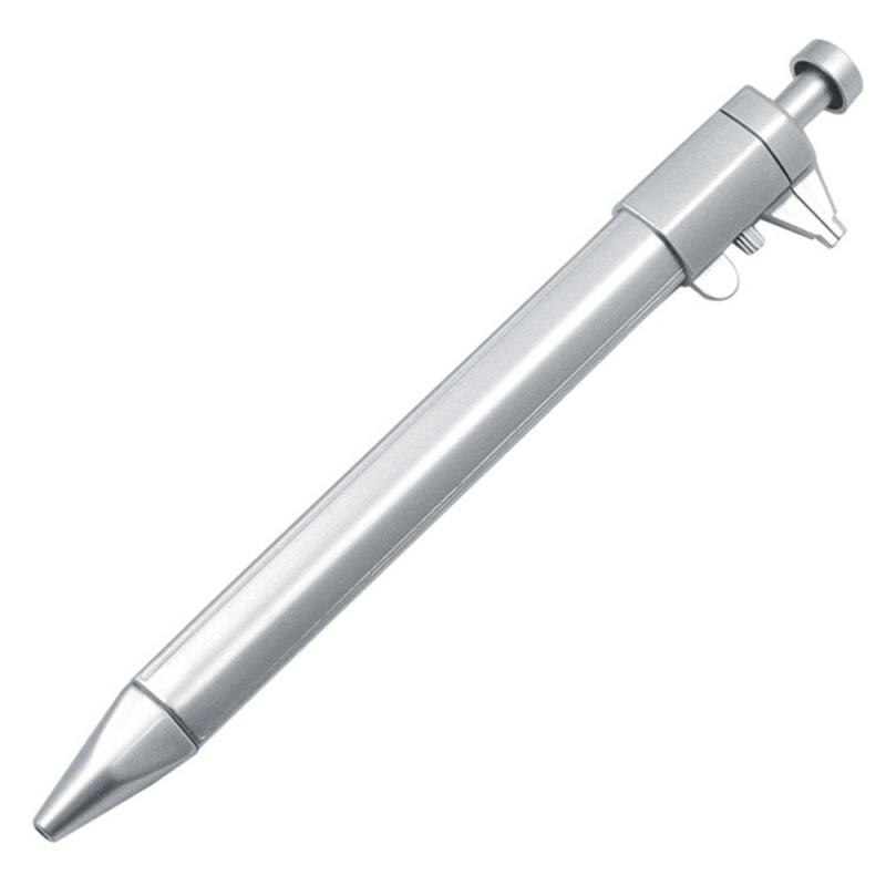 Calibri calibro a corsoio strumento penna a sfera argento calibro a corsoio penna multifunzione regali scolastici creativi pennarello 0-100MM