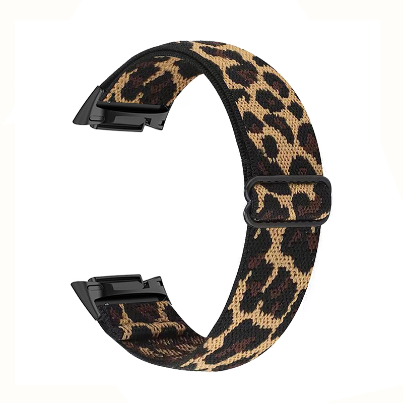 Bracelet en Nylon extensible pour Fitbit Charge 6 5, tissé élastique, doux, Sport, respirant, boucle de remplacement pour Fitbit Charge 5 6: GREEN BLUE