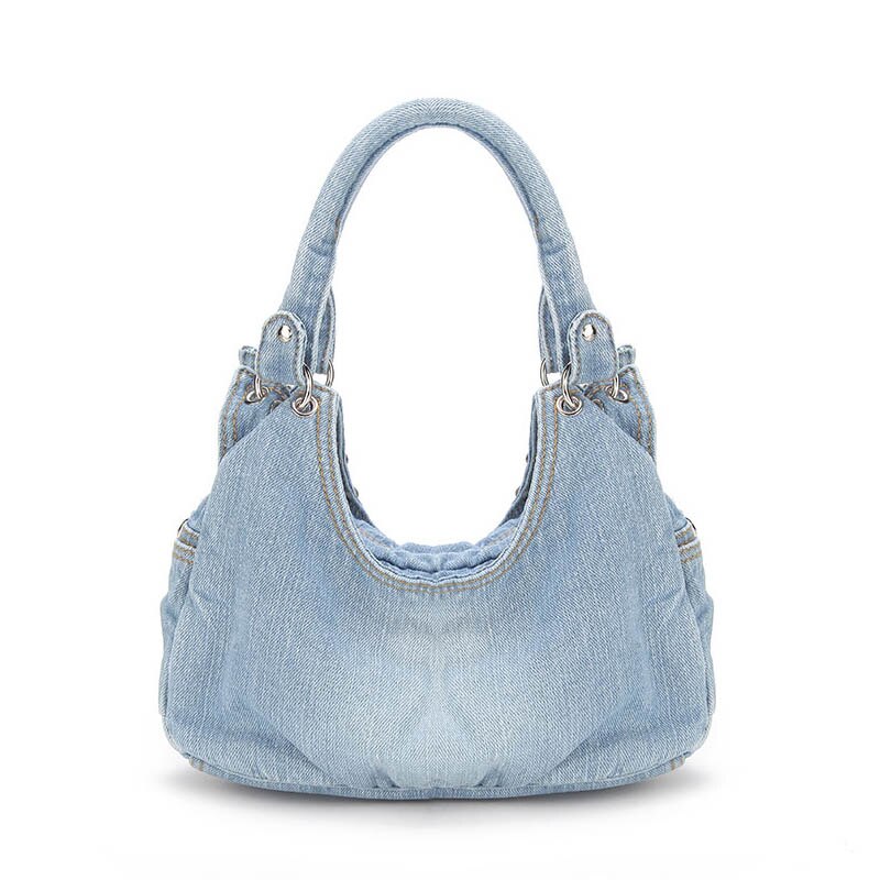 IPinee femmes Denim sacs à main doux de sacs à main avec diamant dames fourre-tout sac Messenger sacs