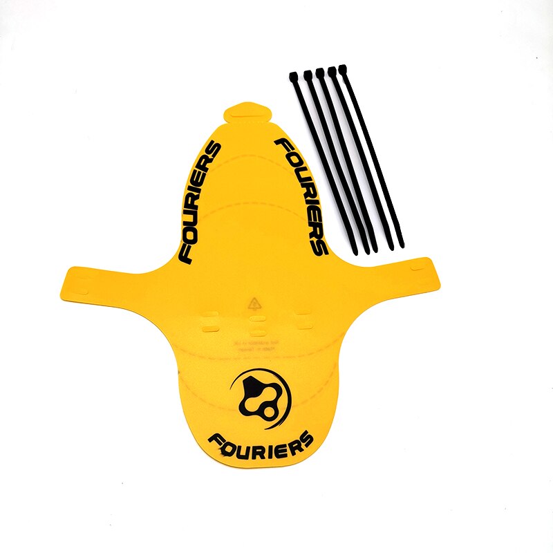 Fouriers ac -mg001 fiets voorspatbord mountainbike spatbord kunststof modder onderdelen: Voorspatbord geel