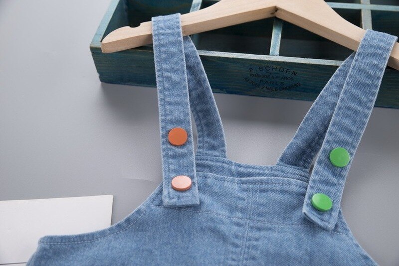 Herfst Jongens Jarretel Broek Patchwork Kinderen Cowboy Overalls Kan Open Kruis Voor Jongen Meisjes Algehele Baby 'S Broek