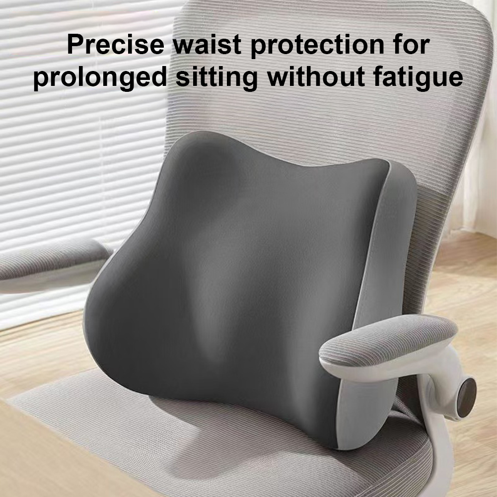 Morbido cuscino di supporto lombare per sedile di guida Cuscino lombare in memory foam Cuscino di supporto lombare per alleviare il dolore alla schiena per seggiolino auto
