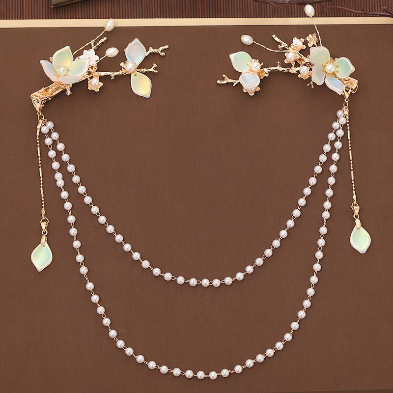 Han Chinese Kleding Accessoires Een Paar Hairclips Fringe Side Clip Haarspeld Antieke Haarspeld Hoofd Accessoires Oude Kostuum: 10