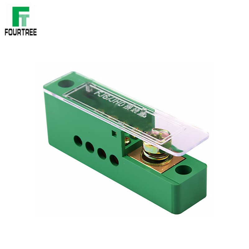 1PCS Unipolar Splitter Terminal Junction Box Metering Cabinet Wire Block Retardant Flame Electrical Accessories 1 In 4 Out