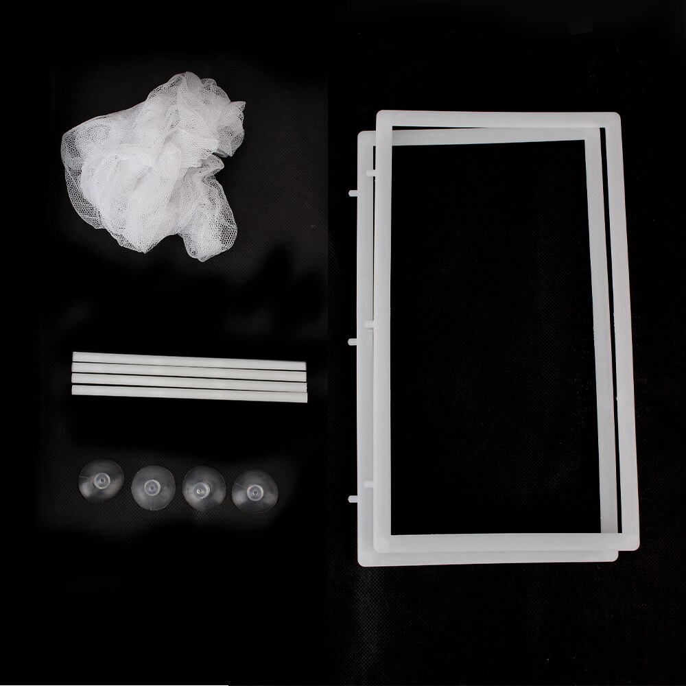 Net Small Fry Breeding Box Aquarium Hatchery Incubator Guppy Breeding Breeder Trap Box Isolator Fish Tank Aquarium S/L