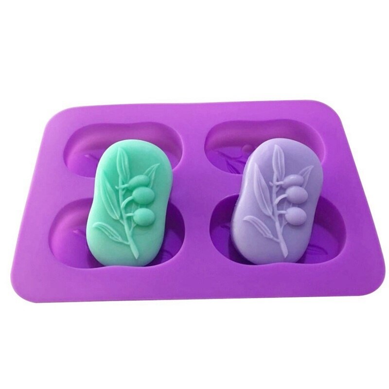 Tree Shape Soap Mold Form Handmade Soap Making Molds Silicone Soap Mould Form Sugarcraft Cake Chocolate Decorating Tools