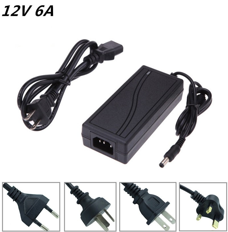 DC12V 10A 120 W 6A 72 W 3A 36 W LED Netzteil Adapter Beleuchtung LED Power Licht Transformator LED streifen EU US UK AU Stecker CCTV