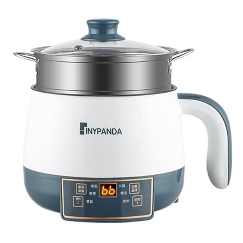 Multicooker-olla eléctrica antiadherente para el hogar, olla arrocera pequeña de 1.7L, electrodomésticos de cocina para 1 o 2 personas
