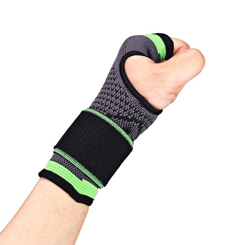 Muñequera deportiva Unisex para levantamiento de pesas, muñequera de nailon para gimnasio, soporte de muñeca para Fitness, culturismo, 2 uds.