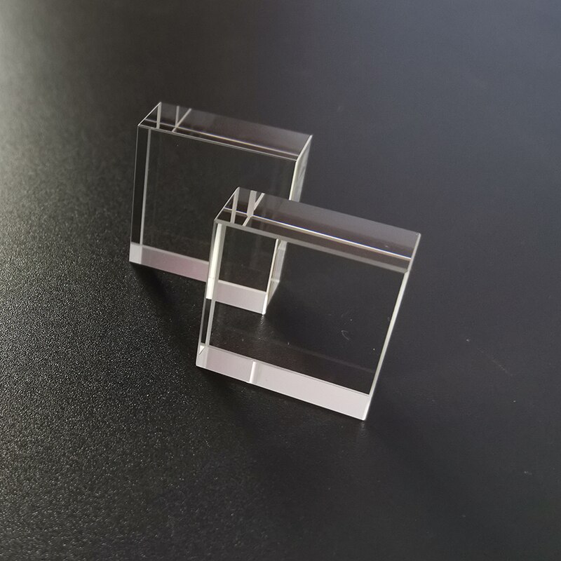 25*25*10mm Cube prism Plates Optical H-K9L Cube Windows Six surfaces polished Cuboid light guide For beauty machine equipment