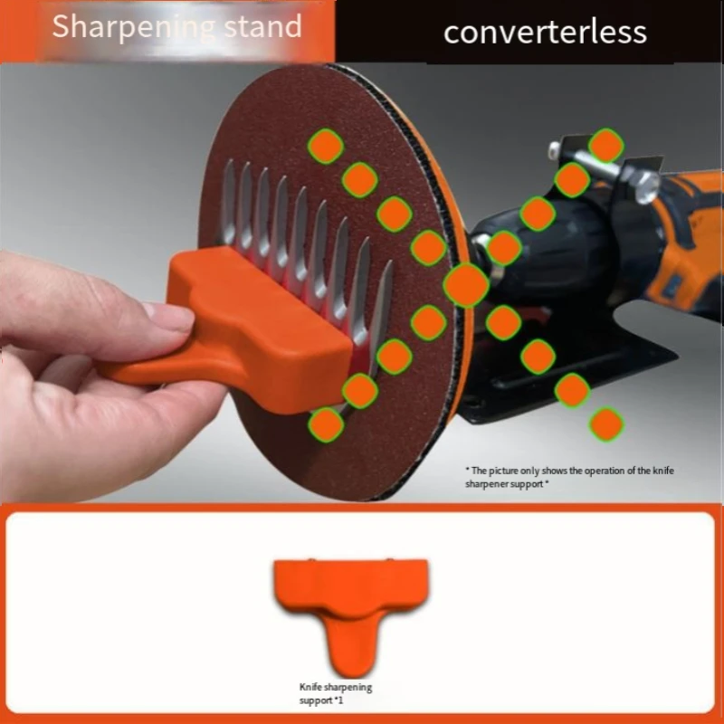 Electric Sheep Shearing Blade Sharpener Wool Clippers Sandpaper Grinding Machine Blade Sharpener Disc Rotary Tool Fader: GRAY