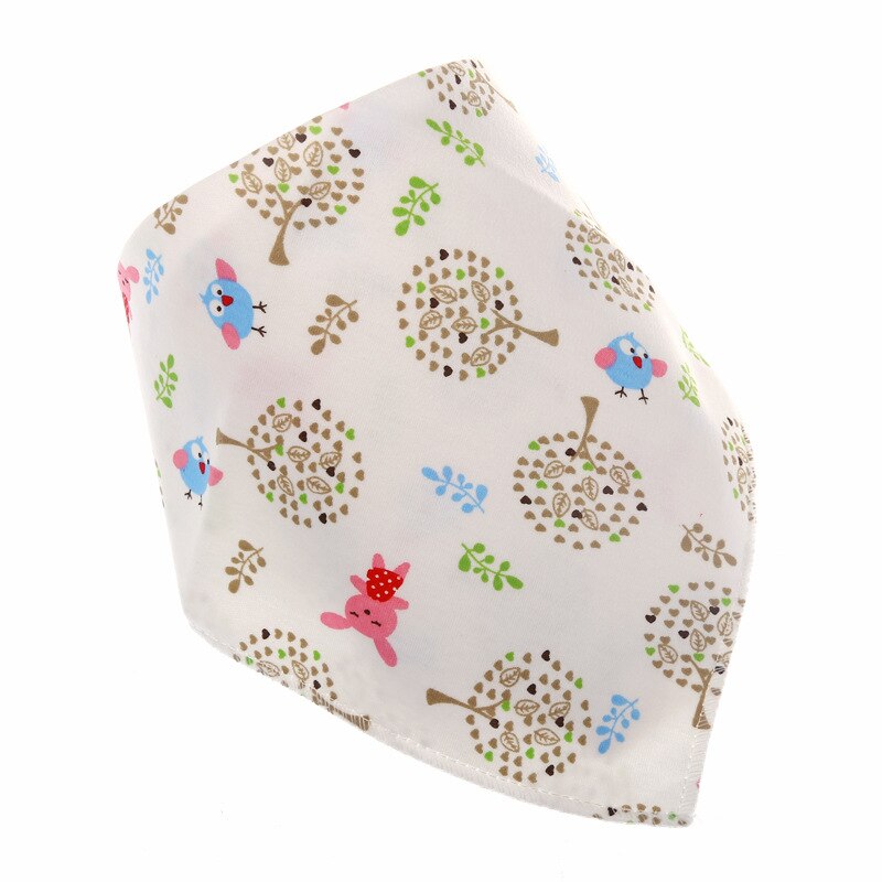 1 stuk gekleurde slabbetjes, katoenen babyvoedingschort, baby-boerendoeken, cartoon speekselhanddoek, baby-eetaccessoire, zachte babyspullen: Hemelsblauw